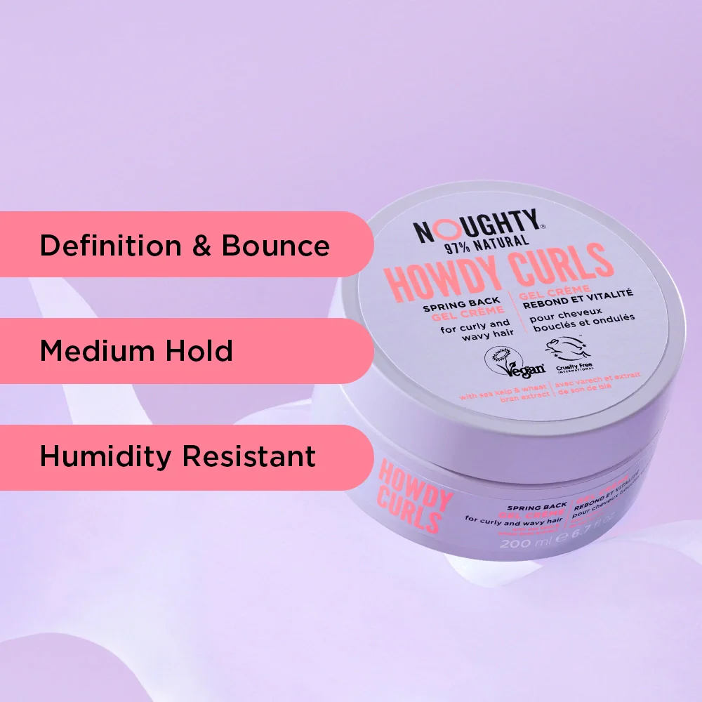 Howdy Curls Spring Back Gel Crème - 200ml - Image 3